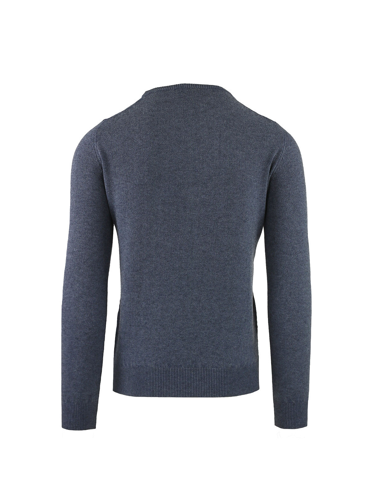 JACQUARD CREW NECK WITH WASHED EFFECT