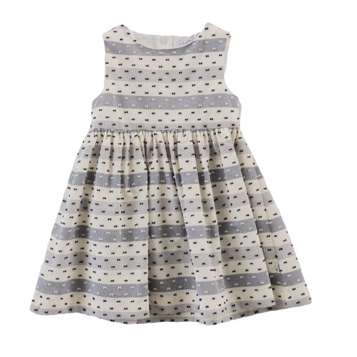 STRIPED PLUMETIS DRESS