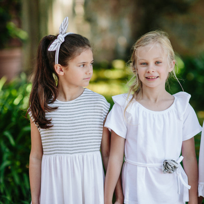 COTTON JERSEY RUFFLED COLLAR TOP
