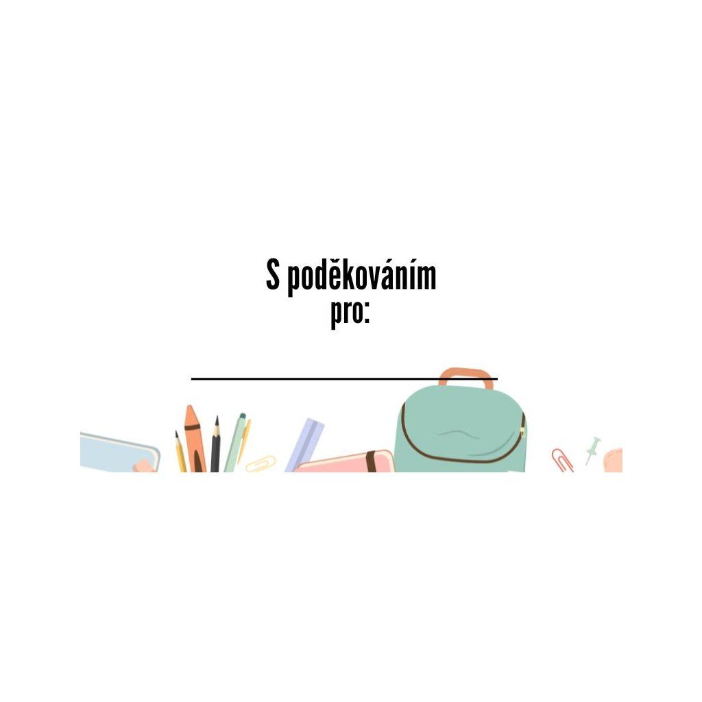 Gift card for the teacher for jam 1