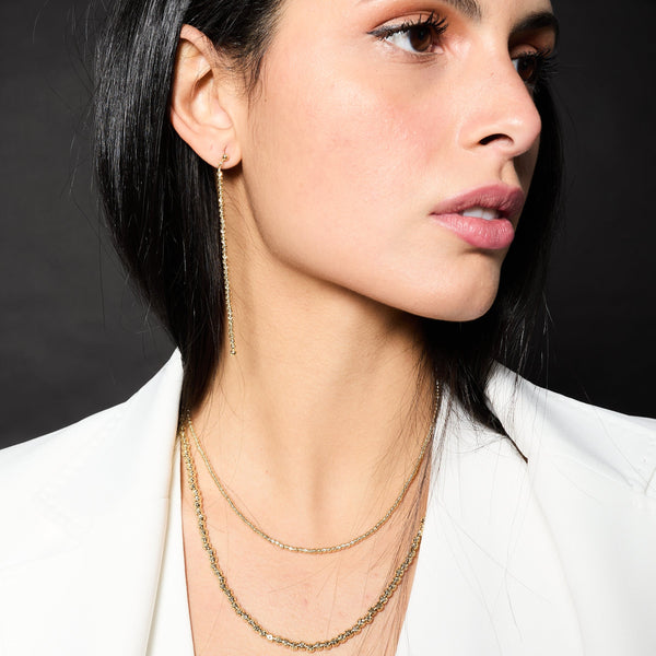 Gold-plated silver necklace ref. LC38