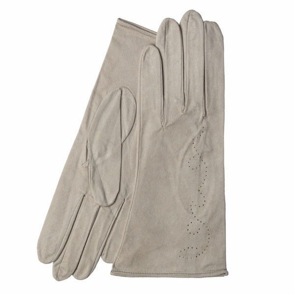 Elegant Suede Fabric Gloves