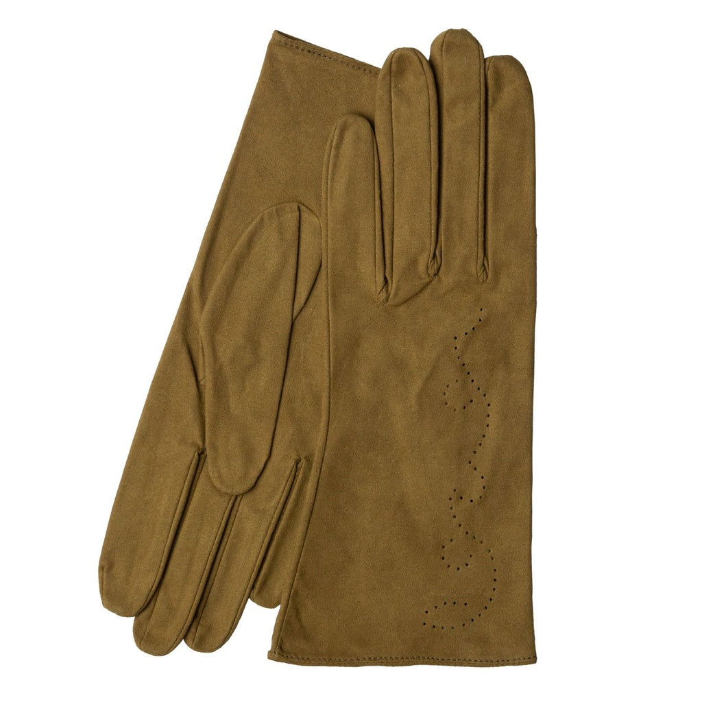 Elegant Suede Fabric Gloves