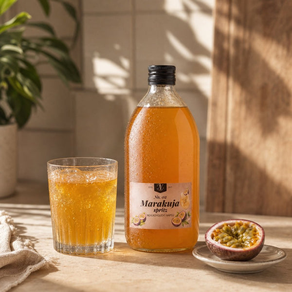 Passion Fruit Spritz – fruit syrup for summer drink 540 ml