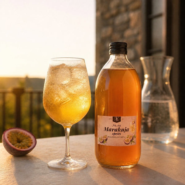 Passion Fruit Spritz – fruit syrup for summer drink 540 ml
