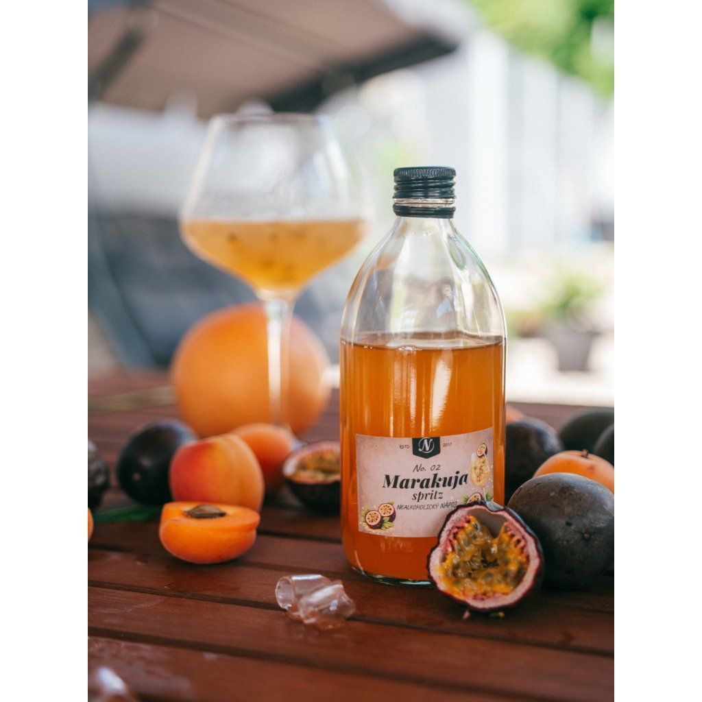Passion Fruit Spritz – fruit syrup for summer drink 540 ml
