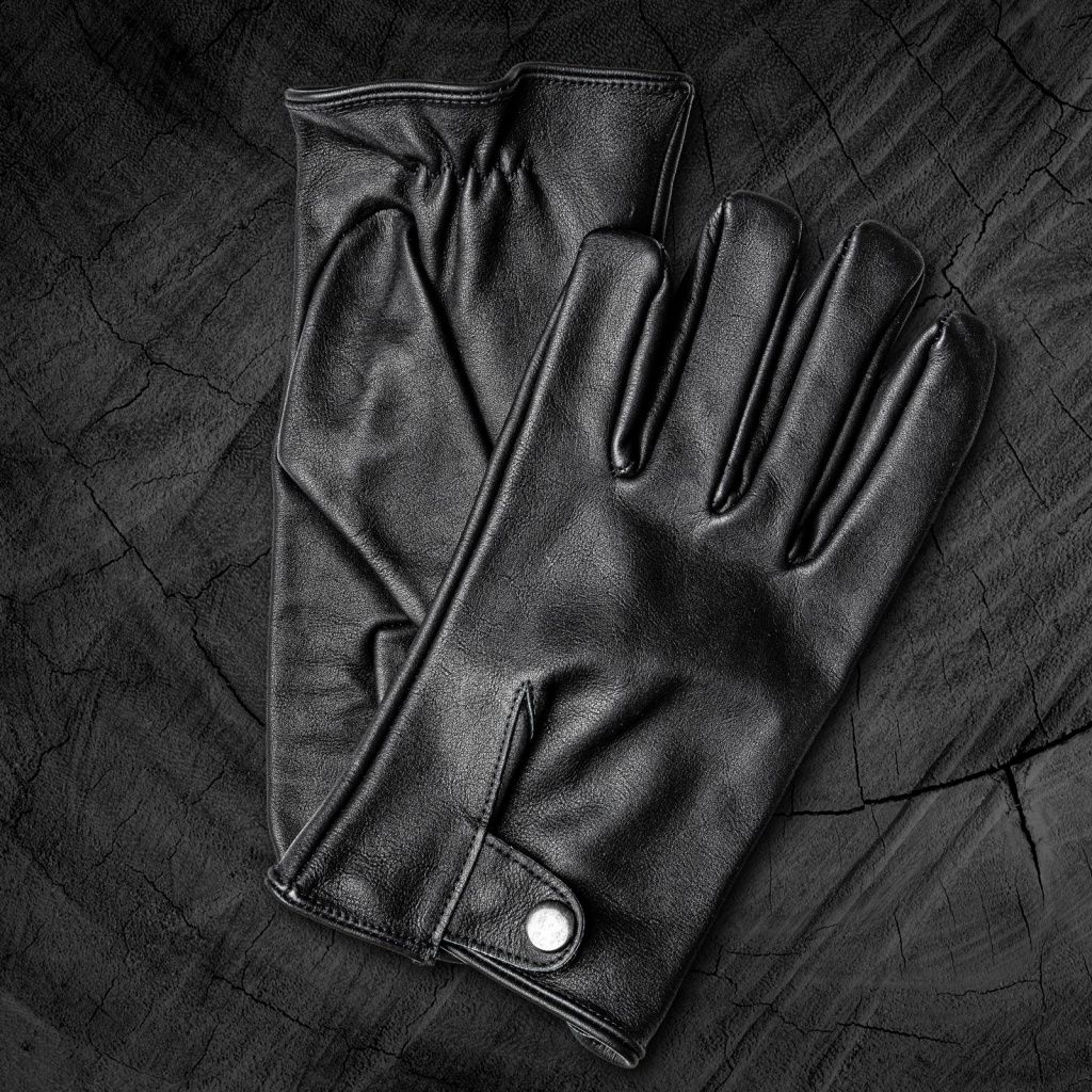 Men's Bushcraft Leather Gloves Suitable for Motorcycling