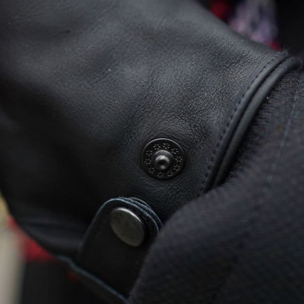 Men's Bushcraft Leather Gloves Suitable for Motorcycling