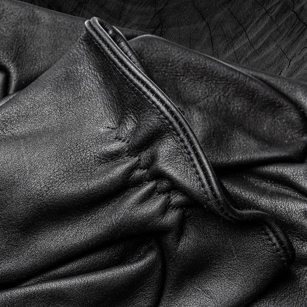 Men's Bushcraft Leather Gloves Suitable for Motorcycling