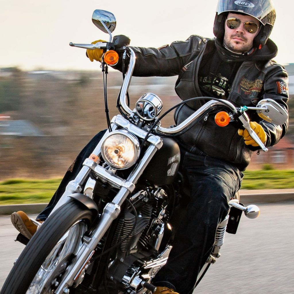 Men's Bushcraft Leather Gloves Suitable for Motorcycling