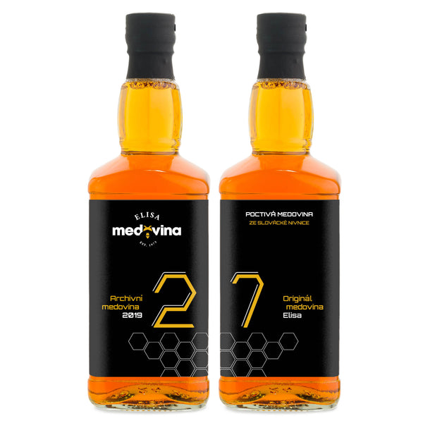 Medovina Elisa - dárek k 27. narozeninám 2x 0,5 l 11%
