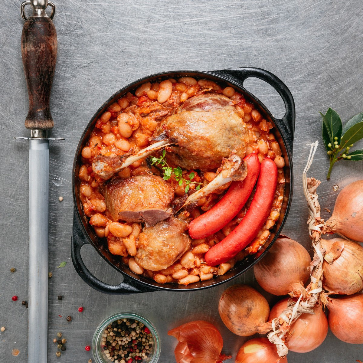 Duck Cassoulet for 2 people - 1300g
