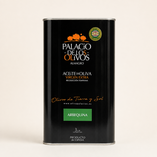 Palacio de los Olivos Arbequina – extra panenský olivový olej 3 l