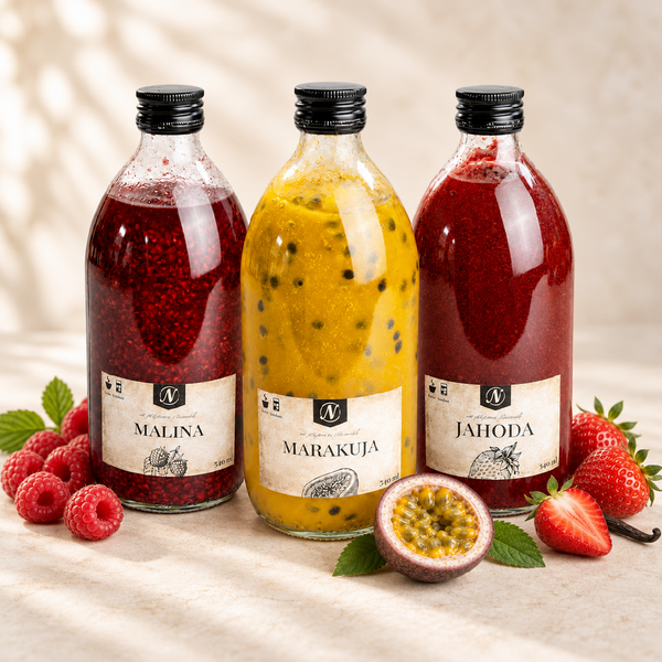 Limoneta trio — Malina, Marakuja a Jahoda 3 × 540 ml