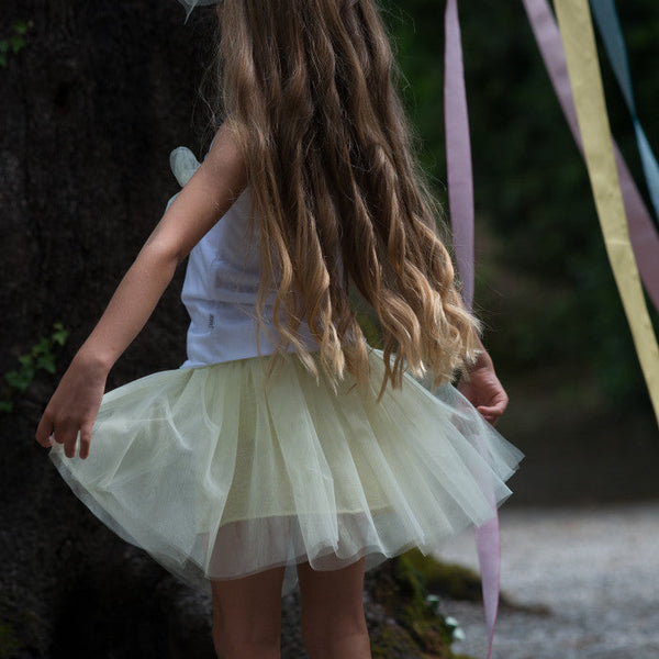 YELLOW TULLE SKIRT