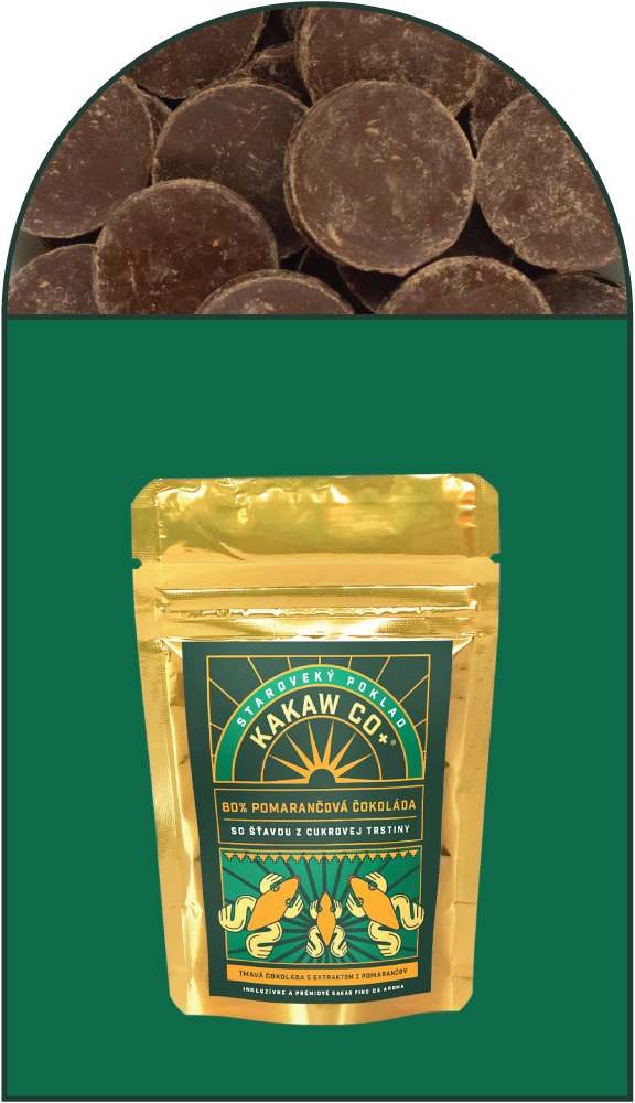 80% Orange Chocolate Colombia Weight: 750g