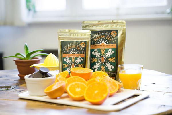 80% Orange Chocolate Colombia Weight: 100 g