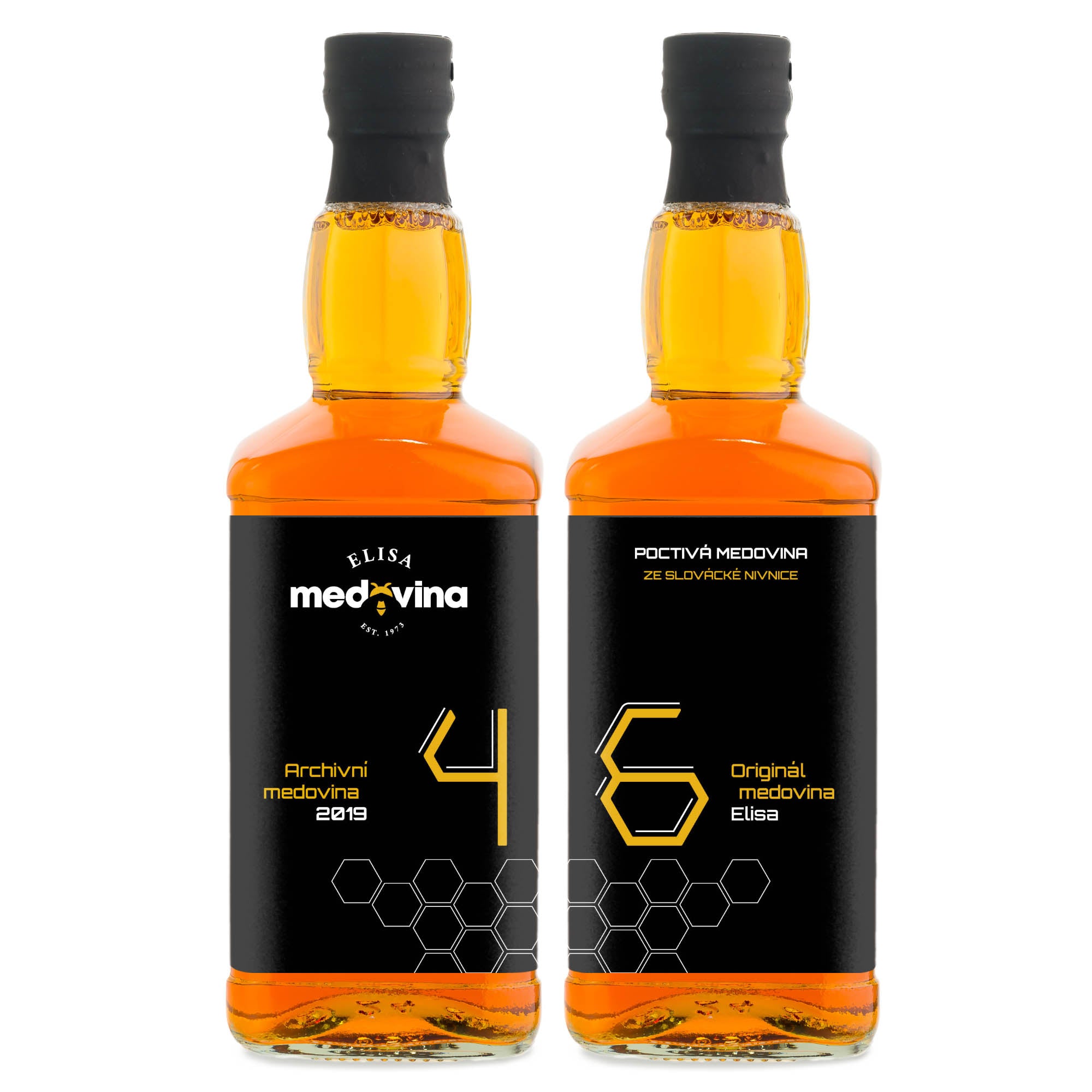 Medovina Elisa - dárek k 46. narozeninám 2x 0,5 l 11%