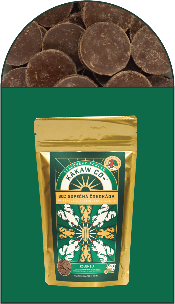 Chocolat volcanique 80% Colombie Poids : 750g