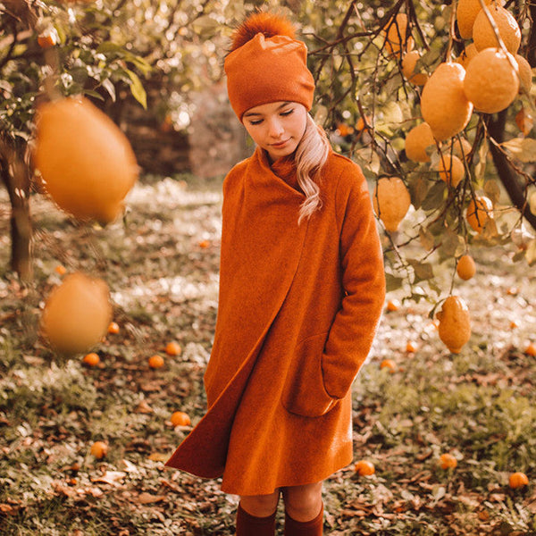 FLEECE COAT WITH POCKET DETAILS