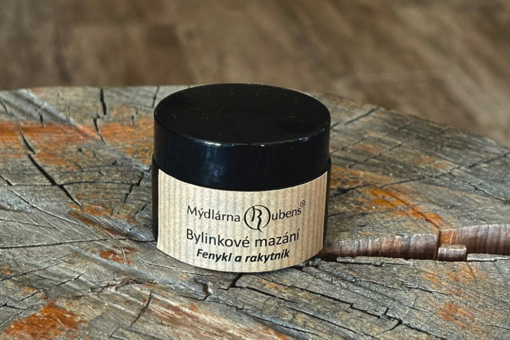Bylinkové mazání – Fenykl a rakytník Objem balení: 30 g