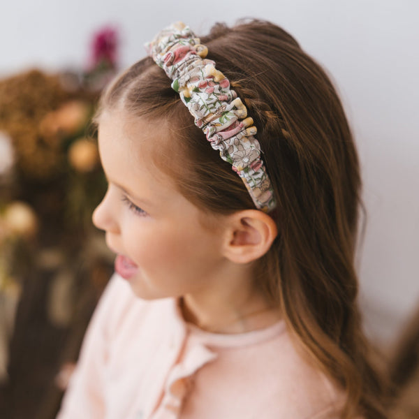 Ruffled Flower Headband