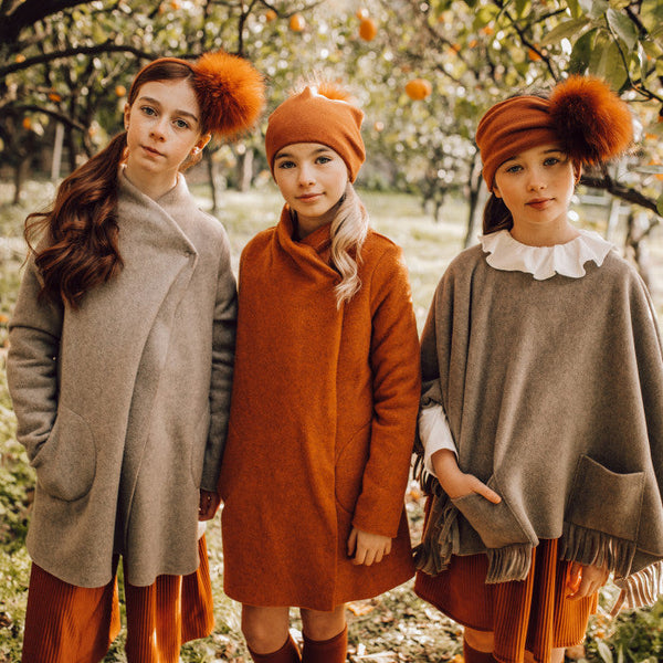 FLEECE COAT WITH POCKET DETAILS
