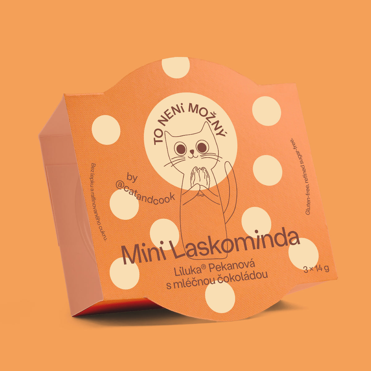 Mini Pecan Laskominda s mliečnou čokoládou