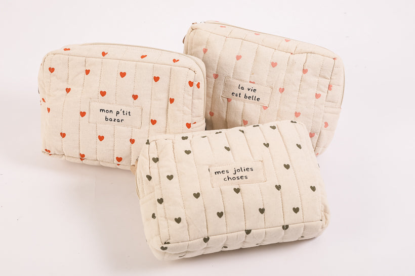 Emilienne Hearts Pouch