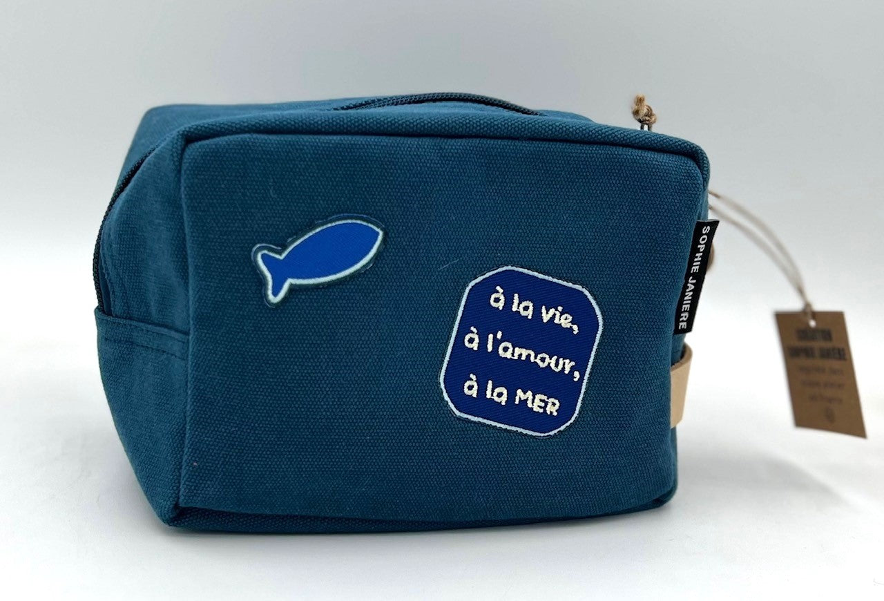 Oscar Small Pouch with Sea Patches