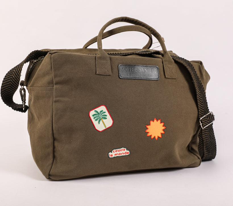 Cabin Bag Patches Travel the World