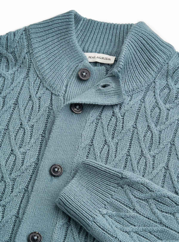 JACKET WITH BUTTONS, BRAID AND DIAMOND PATTERN WORKMANSHIP