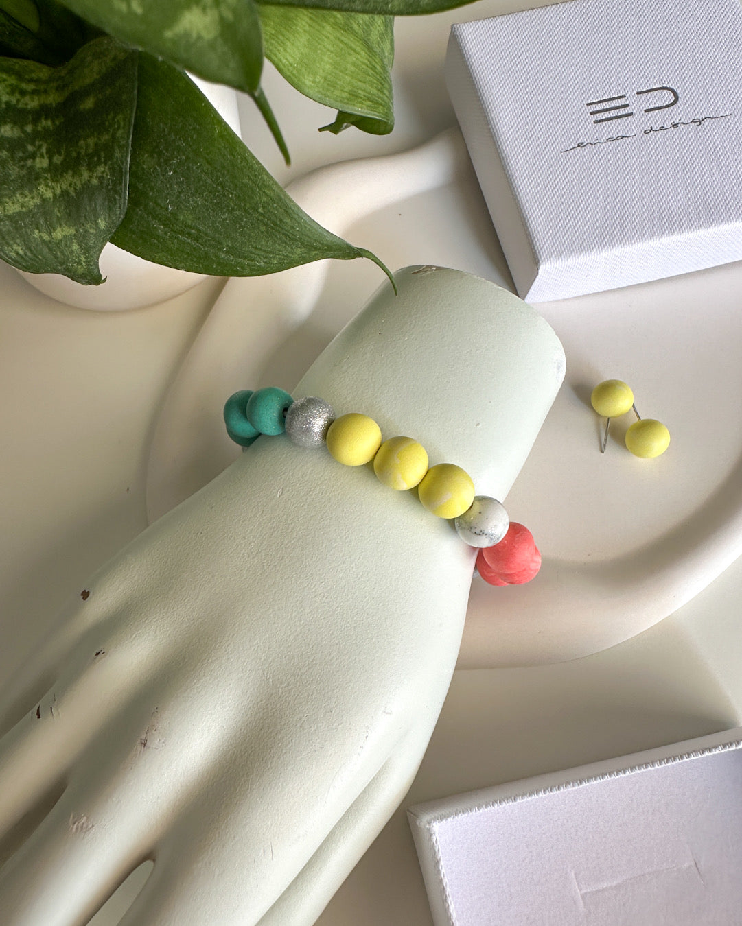Bracelet, earrings | BULB LIMITED | colorful #1