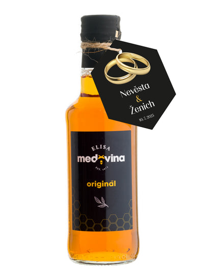 Elisa Wedding Favor with Mead and Custom Tag