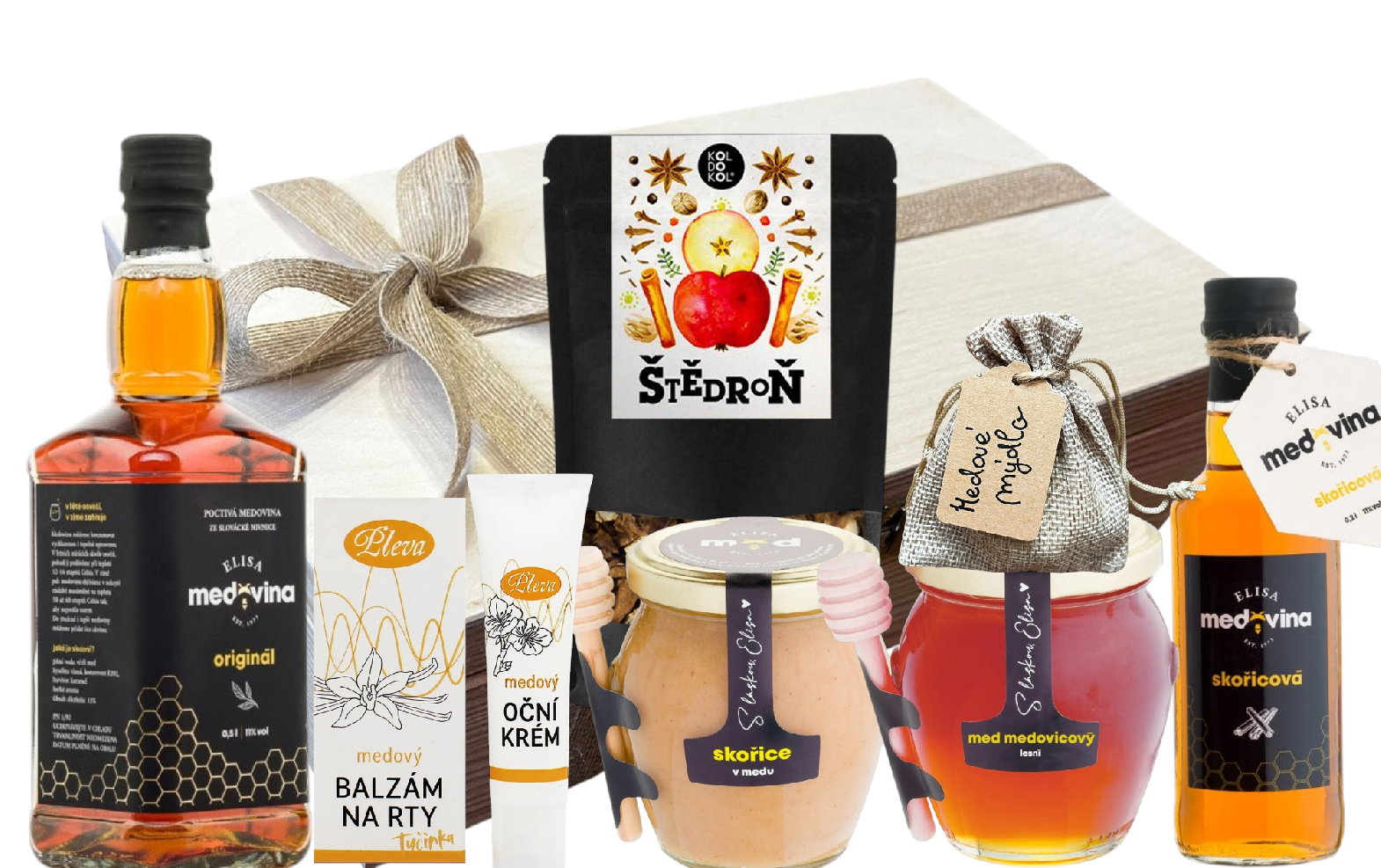 Gift box for grandma + book