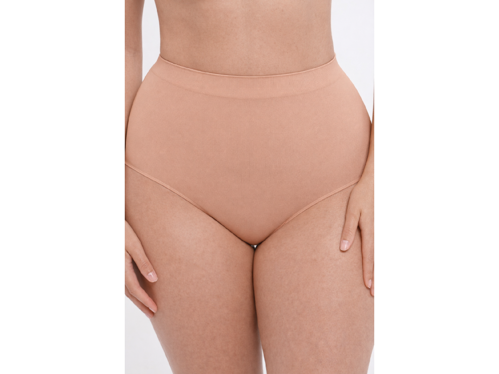 Gently Shaping Seamless Panties, DARK NUDE Size: M