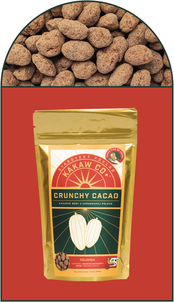 Crunchy Cacao - cocoa beans in crunchy coating Weight: 750g