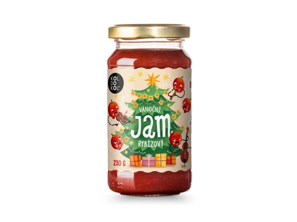 Koldokol BIO Christmas Blackcurrant Jam 230g
