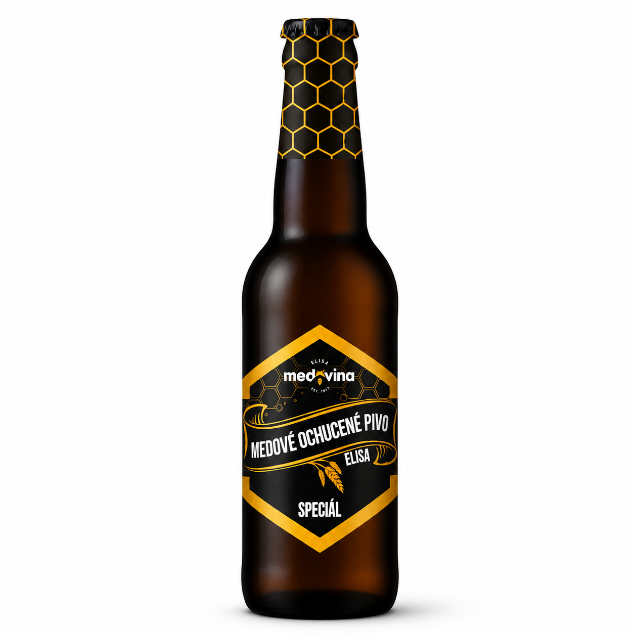 Elisa Medové pivo Originál 5,9% 0,33 l sklo