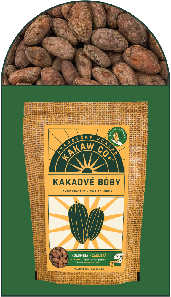 Cocoa Beans Lightly Roasted Colombia Caqueta Weight: 30 g