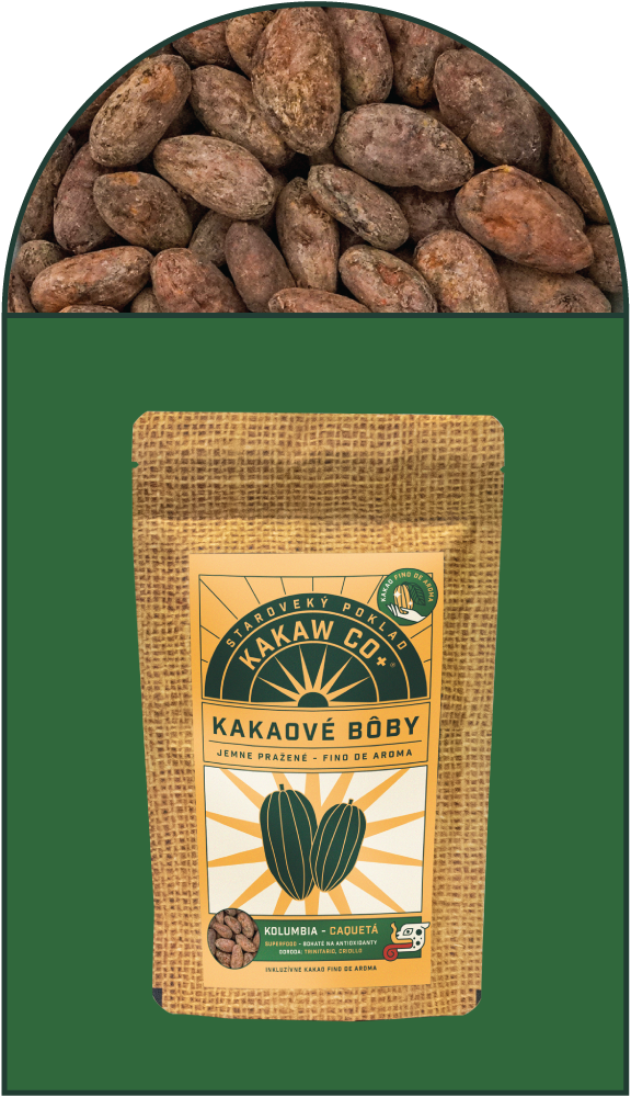 Gently Roasted Cocoa Beans Colombia Caqueta Weight: 750g