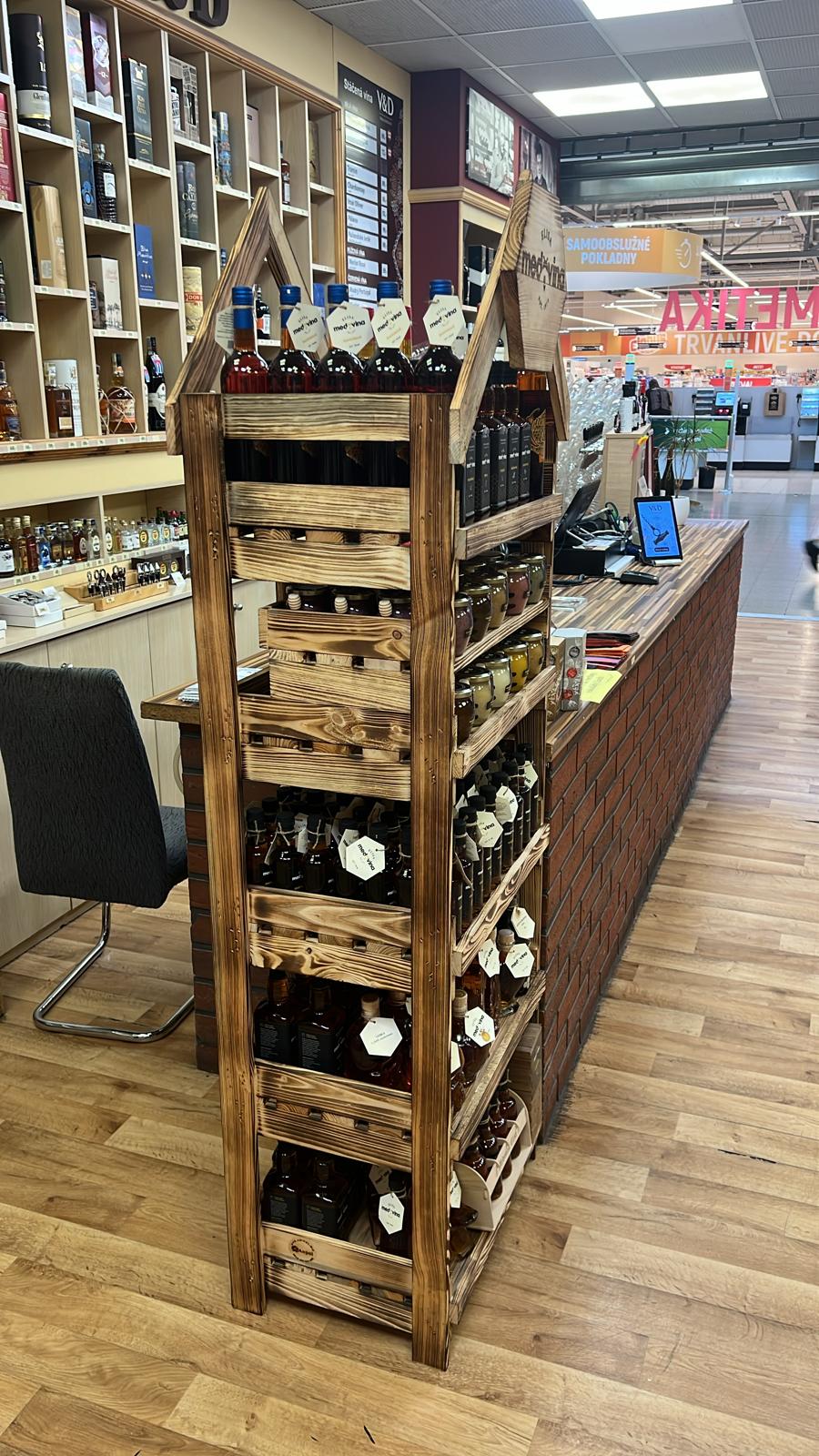 Elisa Shelf with Honey and Mead