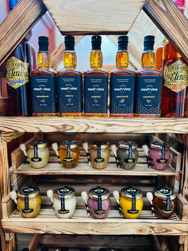 Elisa Shelf with Honey and Mead