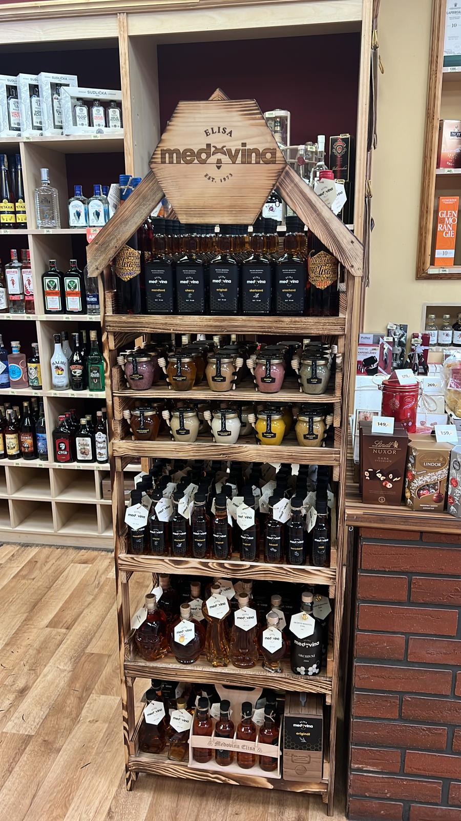 Elisa Shelf with Honey and Mead