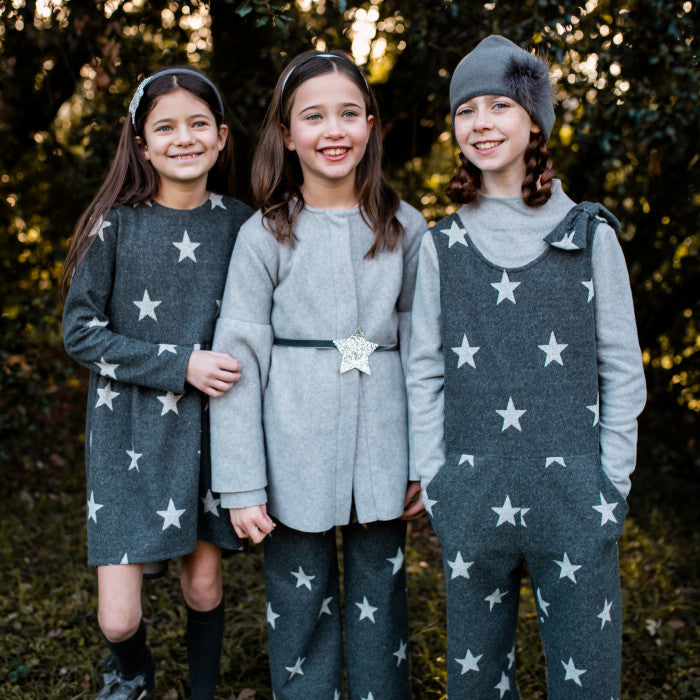 LIGHT GREY FLEECE COAT