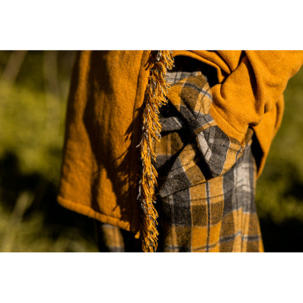 CHECKERED PANTS WITH BOWS