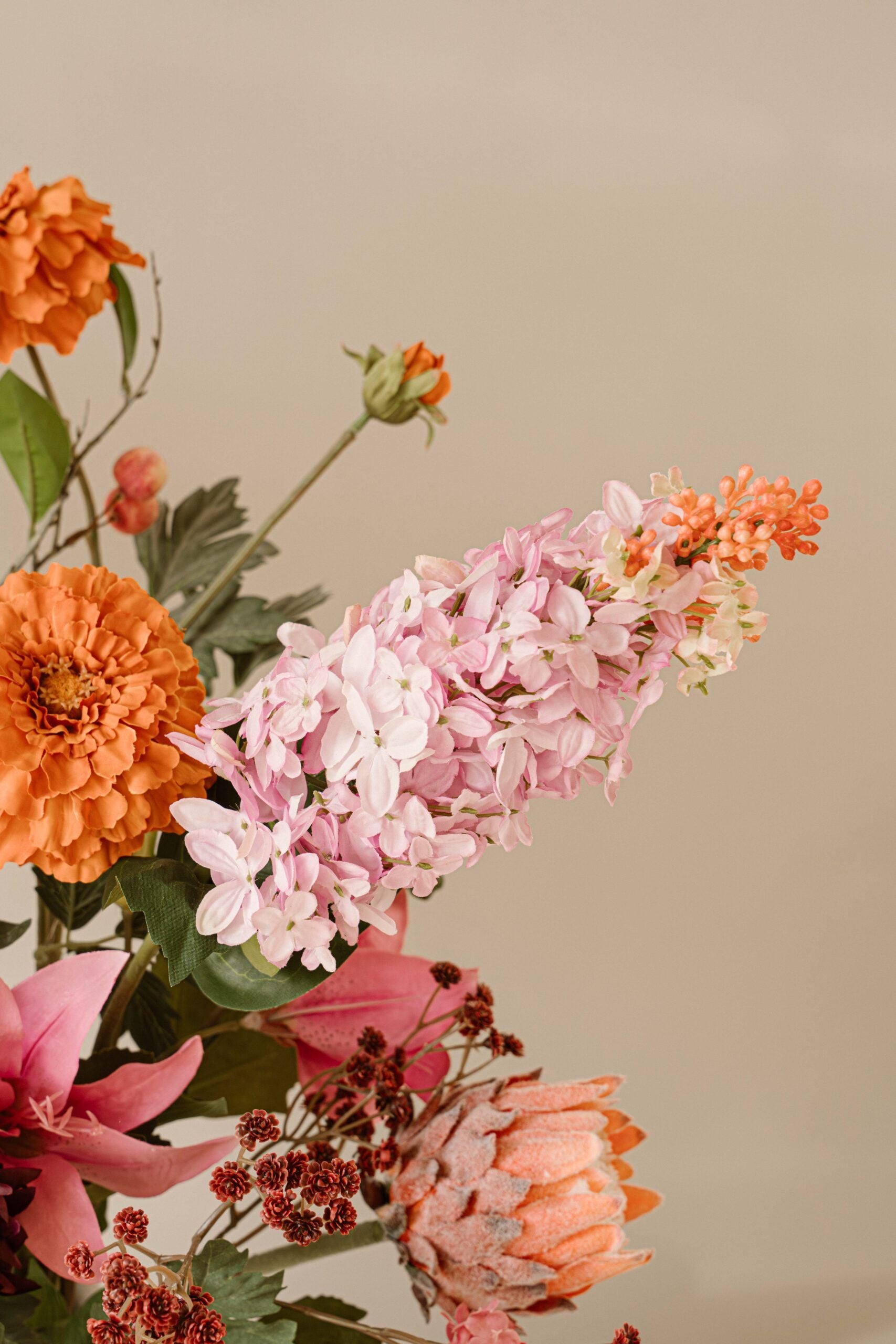 Indore Silva - Sering - Purple - artificial branch - silk