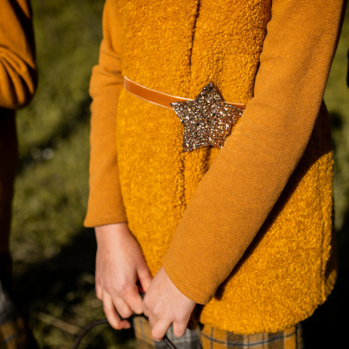 OCHRE TEDDY VEST