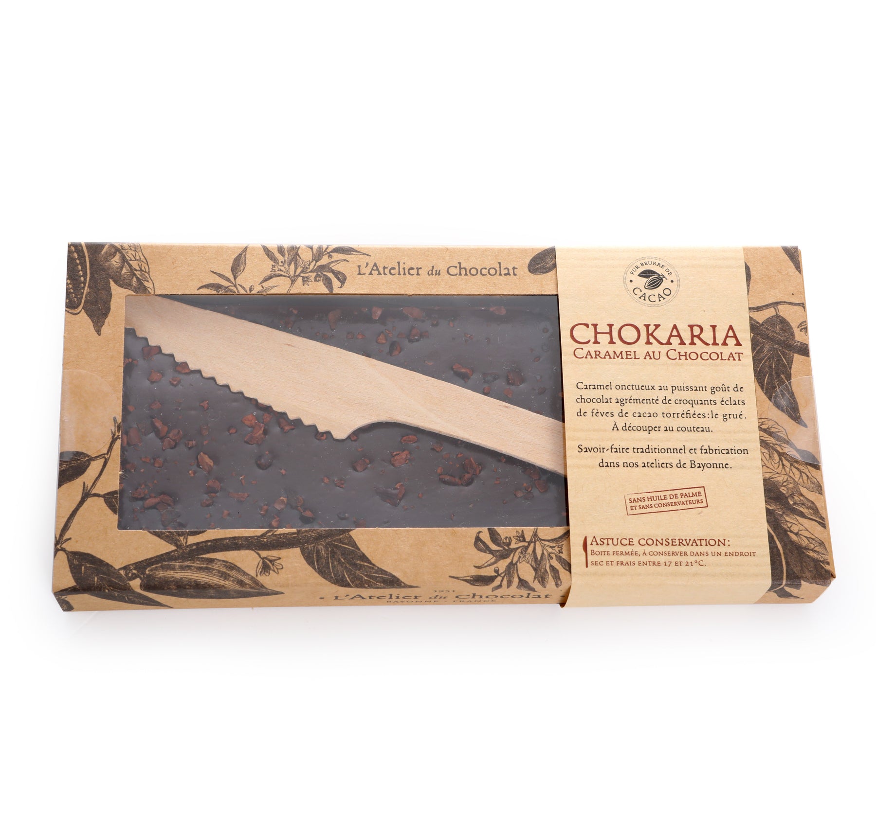 Chokaria caramel cocoa nibs