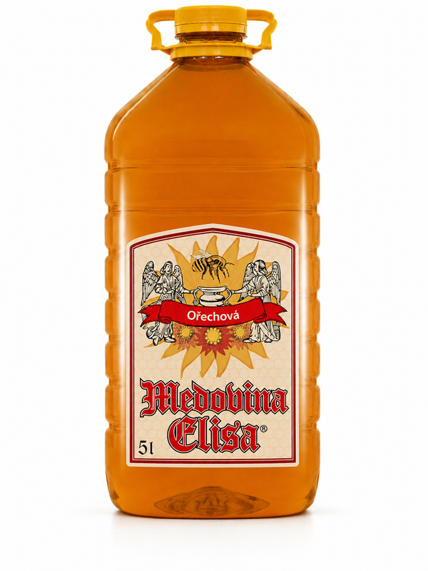 Ořechová medovina Elisa 5 l